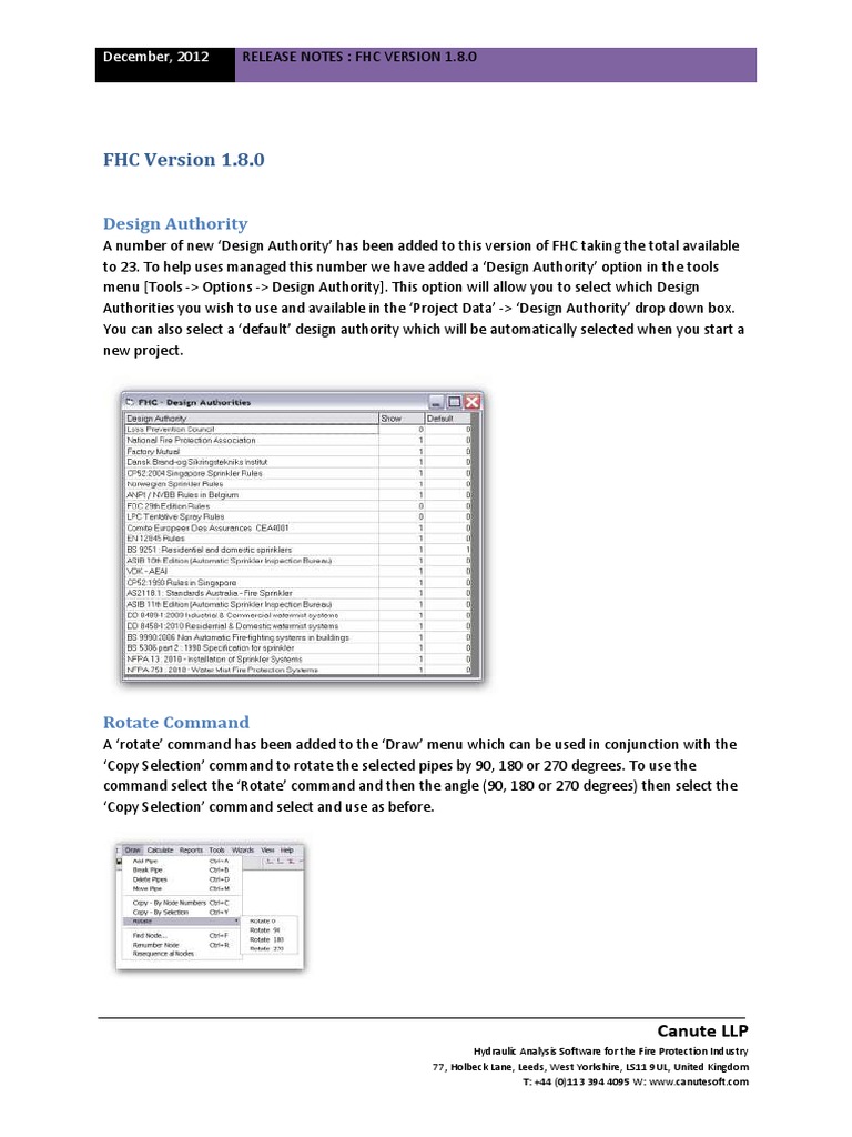 Fhc Release Note Pdf Portable Document Format Computer File