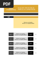 Salfi Textile Mill Limited AFM Report