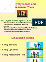 Family Dynamics and Assessment Tools: Dr. Oryzati Hilman Agrimon, MSC - CMFM, PHD (C)
