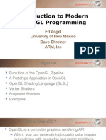 Introduction To Modern Opengl Programming: Ed Angel University of New Mexico Dave Shreiner Arm, Inc