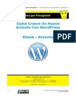 Come Creare Articolo in Wordpress 2 0