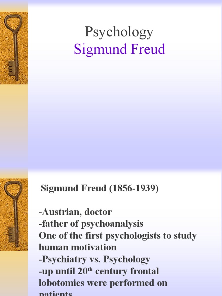Sigmund Freud and the Foundations of Psychoanalysis An Introduction to