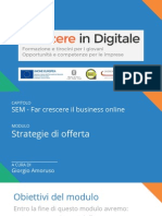 Strategie Di Offerta