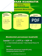 KUMPULAN 5 Persamaan Kuadratik