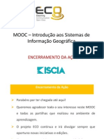 Encerramento do MOOC de SIG