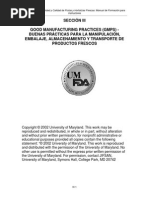 BPM de Frutas y Hortalizas