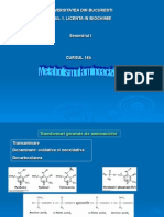 Metabolismul Aminoacizilor PDF