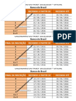 Calendario Pasep 2015-2016