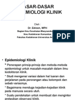 Dasar-Dasar Epid. Klinik