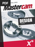 SAMPLE Mastercam X9 Design Training Tutorial PDF