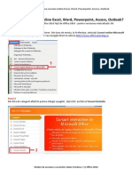 Ghid de Accesare a Cursurilor Online Microsoft Excel, Word, Powerpoint, Access, Outlook (en)