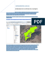 Obtener Las Coordenadas de Los Vértices de Un Polígono en ArcGIS 10