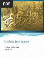 Download Artificial Intelligence Presentation by Abdul Rauf Mengal  SN291242244 doc pdf