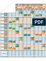 Time Table 13 July To 19 July Updated