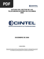23.Estudio Sectorial 2006 Estudio Del Sector de La Telecomunicaciones en Colombia 2006