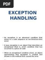 Exception Handling by Manipal Techh