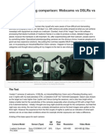 Planetary Imaging Comparison Webcams Vs DSLRs Vs Planetary Cams