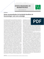 Novas Recomendaçoes Da Sociedade Brasileira de Reumatologia; Uma Nova Estratégia