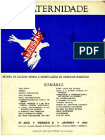 Revista Fraternidade, de Janeiro de 1966