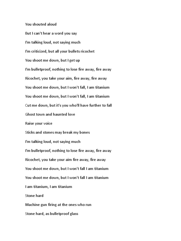 Letra y traducción de \, image size:768x1024