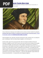 Ser Devoto de Santo Tomás More Hoje