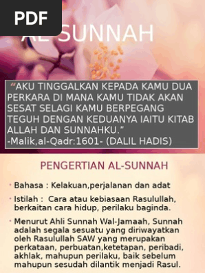 Al Sunnah Pdf