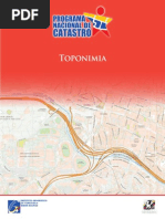 Taller Para La Densificacion Toponimica en Areas Urbanas