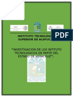 Investigacion de Los Intituto: Tecnologicos de Parte Del Estado de Veracruz
