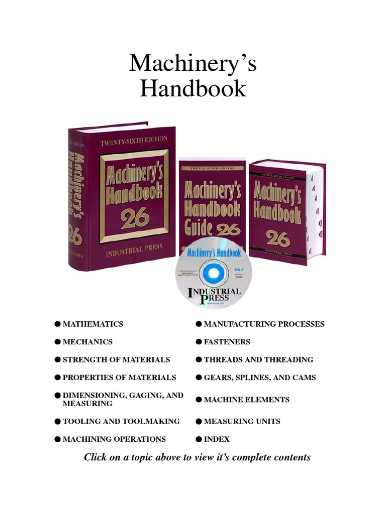 Machinery's Handbook