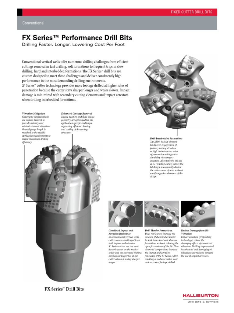 Halliburton_FX Series™ Performance Drill Bits_h07259.2.pdf Drilling