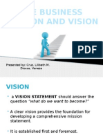 BPS Report 1 Mission Vision