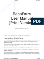 Robo Form Manual