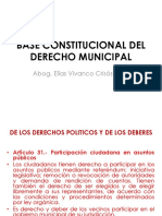 Base Constitucional Del Derecho Municipal