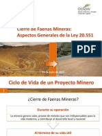 Cierre de Faenas Mineras