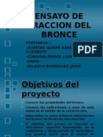 Ensayo de Traccion Del Bronce