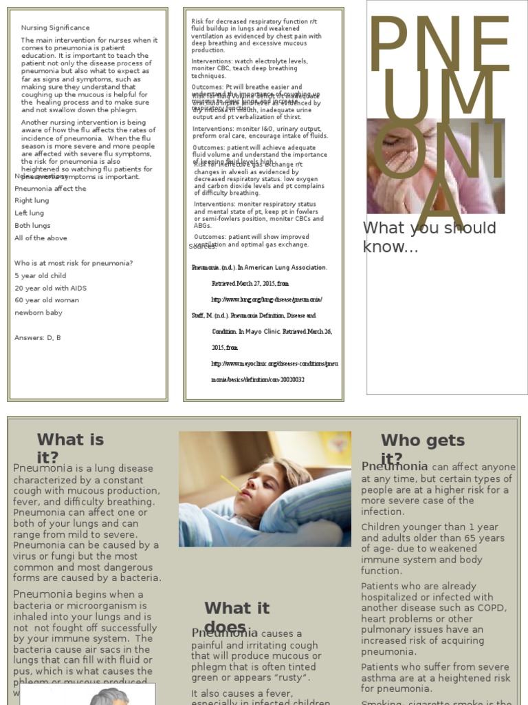 Pneumonia W | PDF | Pneumonia | Lung