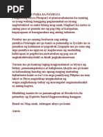 Panalangin Para Sa Ikakatagumpay Ng Pagpupulong Ii Pdf