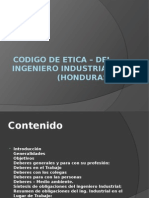 Codigo de Etica – Del Ingeniero Industrial (