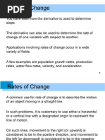 Rate of Change