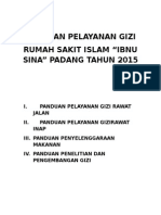 Panduan Pelayanan Gizi