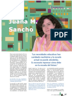 Entrevista a Juana Sancho Gil