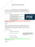 Evaluación Nacional 2013