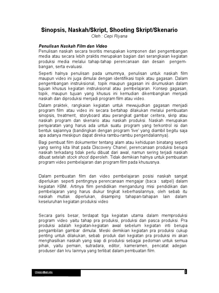 Format Naskah | PDF