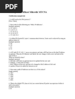 Soal Ujian Sertifikasi Mikrotik (English)