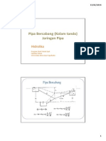 Pipa Bercabang Dan Jaringan Pipa