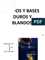 Acidos y Bases Debiles y Duros