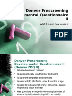 Denver PDQ II Developmental Screening Guide