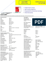 Excel 2007 Shortcuts
