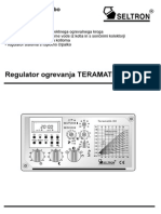TERAMATIK D2 regulator instructions