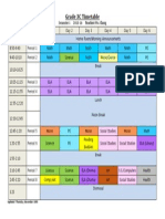 3c Timetable Teacher - Updated Nov 27th